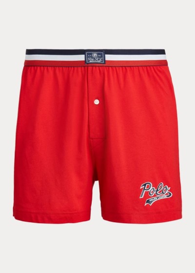 Boxer Polo Ralph Lauren Hombre Rojos - Cotton-Modal Knit - OVIFH8265